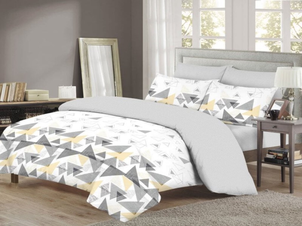 Σετ Σεντόνια Βαμβακερά Λευκά Patchwork Γαρύφαλλο | Γαρύφαλλο - Λευκά Είδη